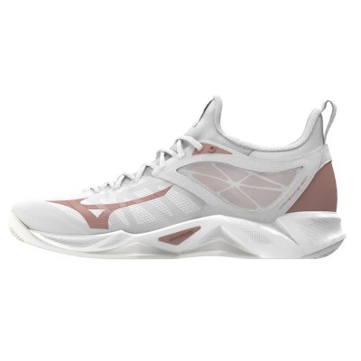 Zapatillas Para Voleibol Mizuno WAVE Dimension Mujer - Blancos / Rosas - Chile M320WQIKTE